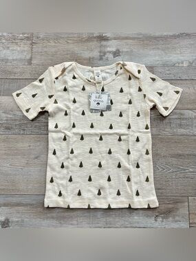 NWT Kate Quinn Pointelle Pine Tree Top Size 6